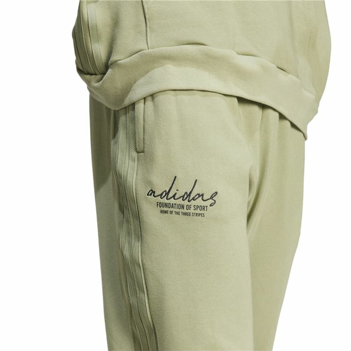 Μακρύ Αθλητικό Παντελόνι Adidas Brand Love French Terry Πράσινο Άντρες
