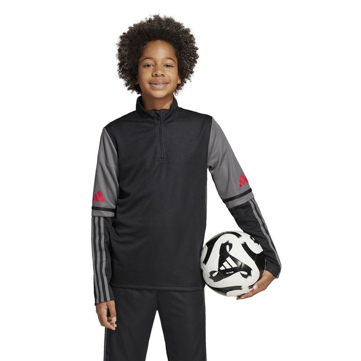 Παιδικό Μακρυμάνικο Μπλουζάκι Adidas Squadra25 Tr Top Μαύρο