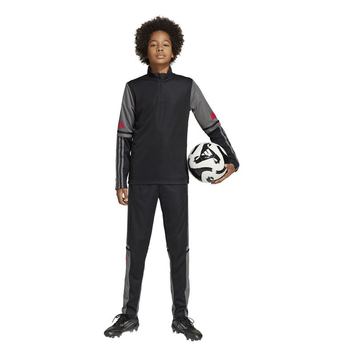 Παιδικό Μακρυμάνικο Μπλουζάκι Adidas Squadra25 Tr Top Μαύρο