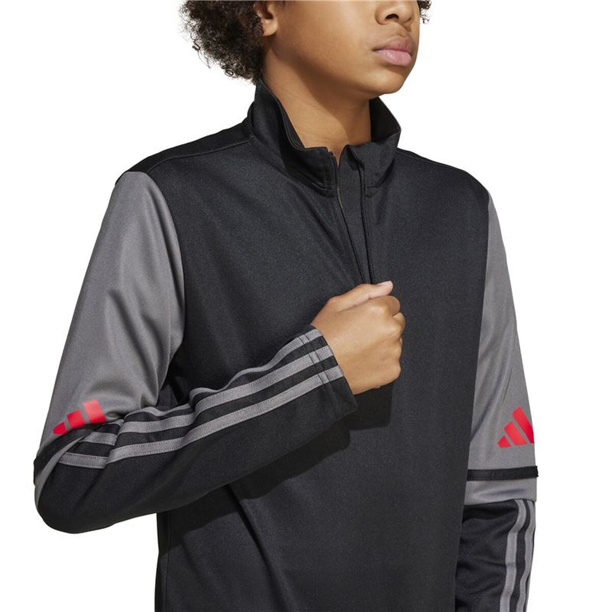 Παιδικό Μακρυμάνικο Μπλουζάκι Adidas Squadra25 Tr Top Μαύρο