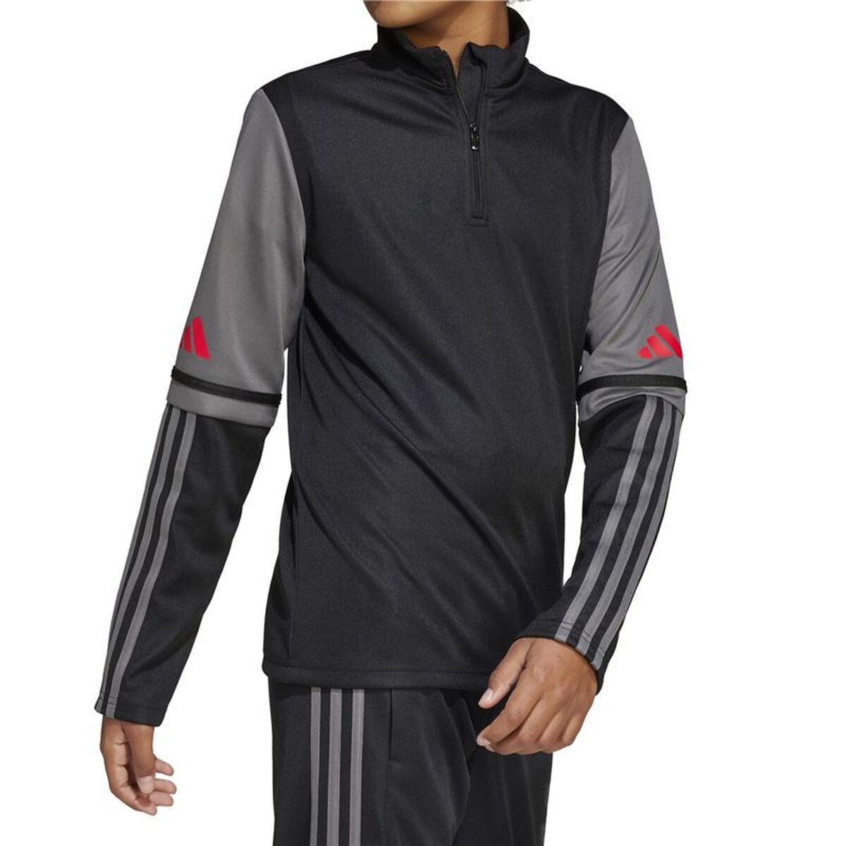 Παιδικό Μακρυμάνικο Μπλουζάκι Adidas Squadra25 Tr Top Μαύρο