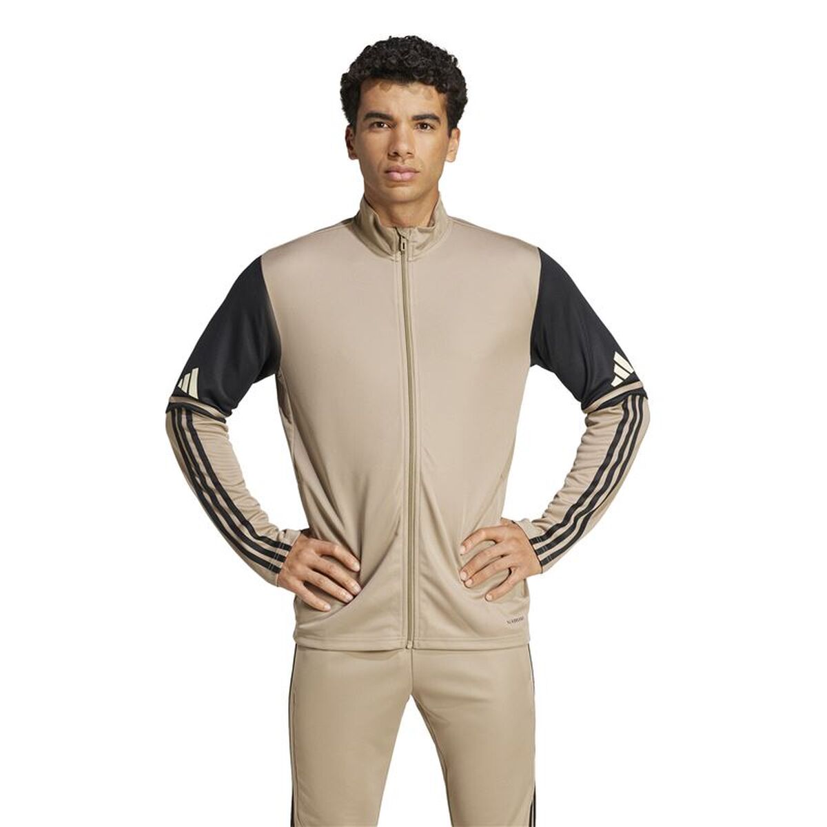 Ανδρικό Αθλητικό Mπουφάν Adidas Squadra25 Μπεζ