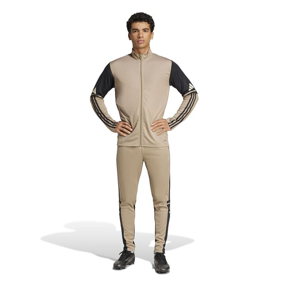 Ανδρικό Αθλητικό Mπουφάν Adidas Squadra25 Μπεζ