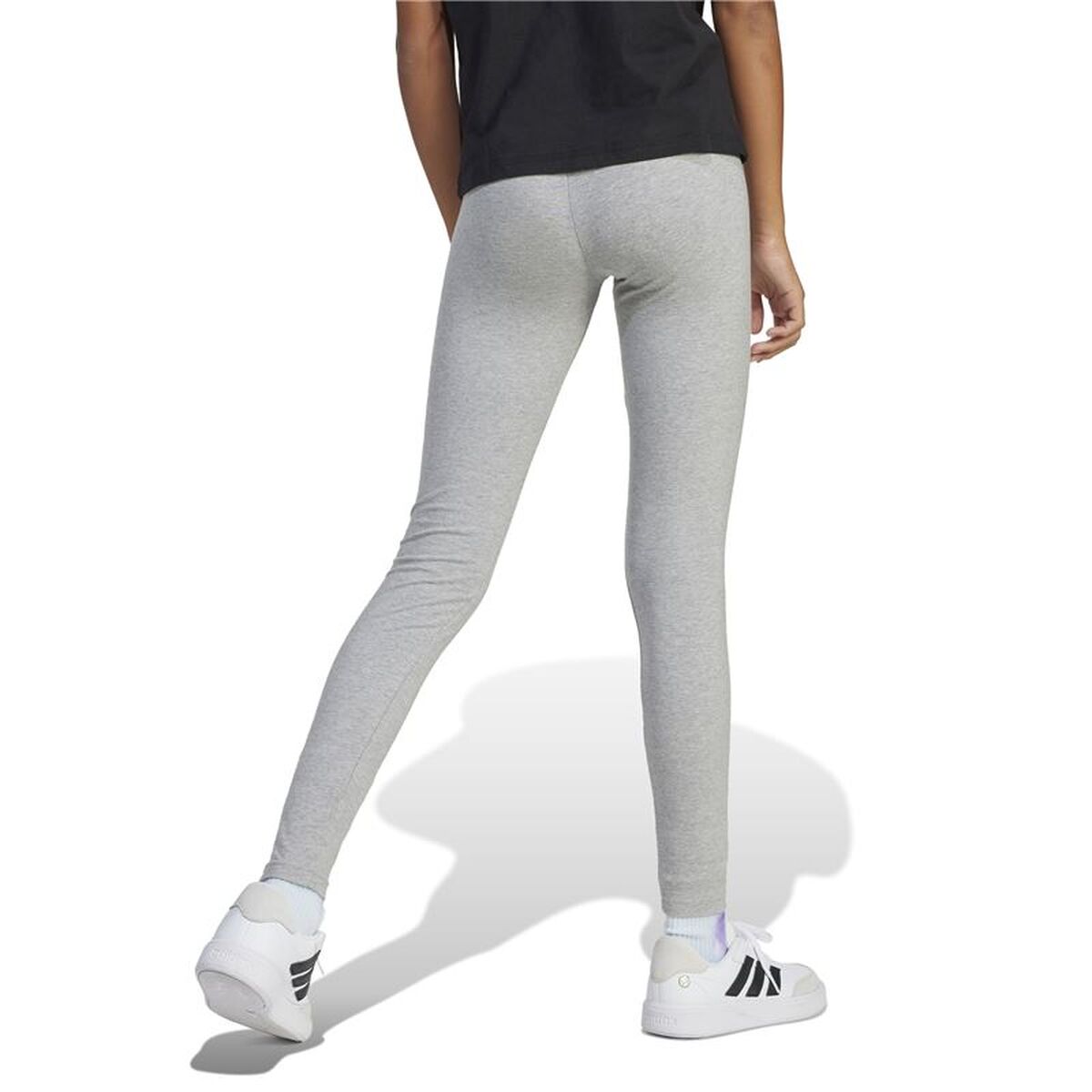 Αθλητικά Κολάν για Παιδιά Adidas Essentials Big Logo Γκρι Ροζ