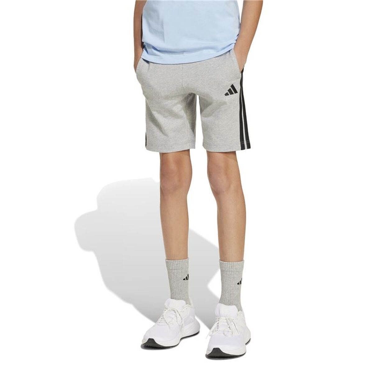 Μακρύ Αθλητικό Παντελόνι Adidas 3 Bandas Kn Sh 210 Γκρι
