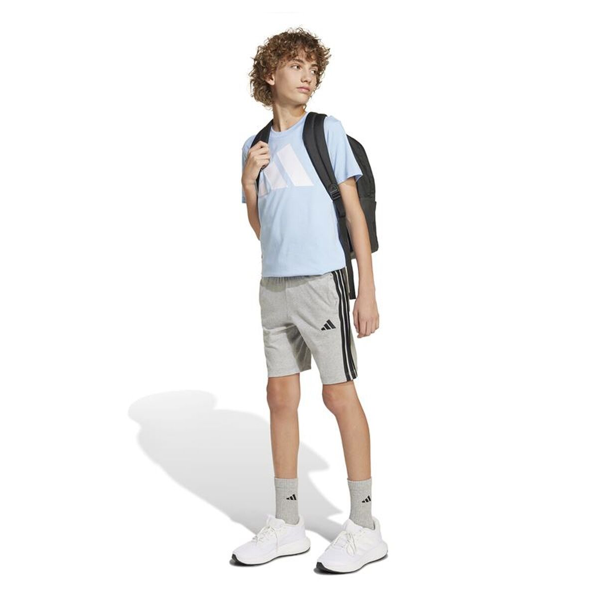 Μακρύ Αθλητικό Παντελόνι Adidas 3 Bandas Kn Sh 210 Γκρι