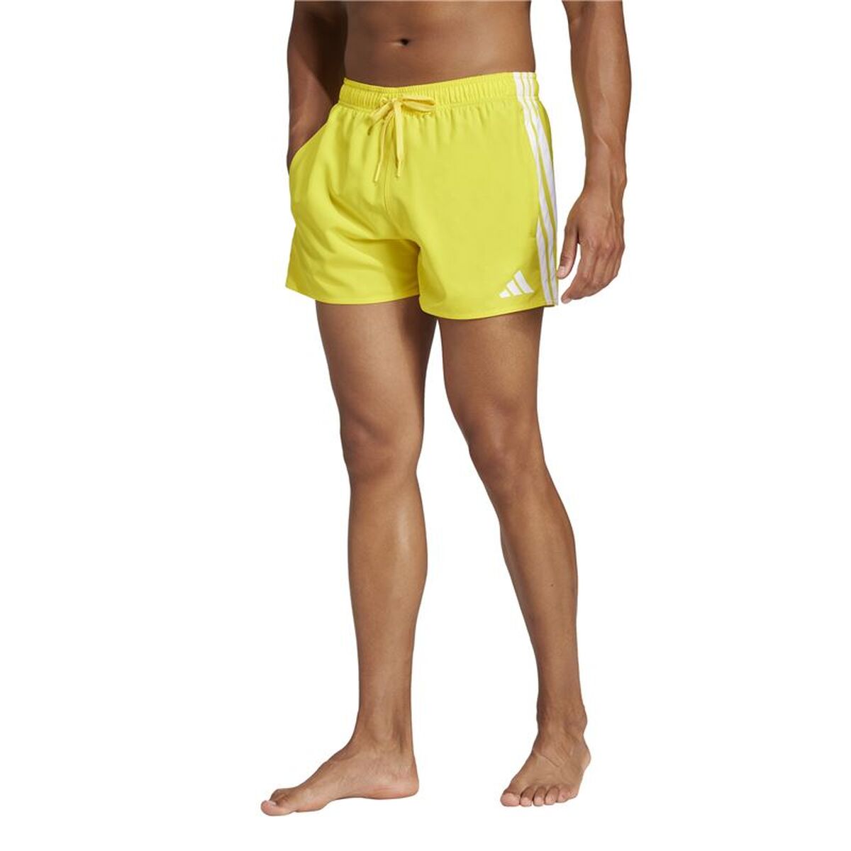 Ανδρικά Μαγιό Adidas 3 Bandas Bld Sh 3In Κίτρινο