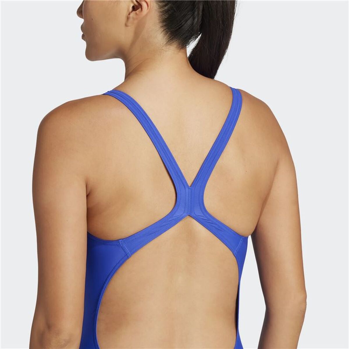 Γυναικεία Μαγιό Adidas 3 Bars Suit Μπλε
