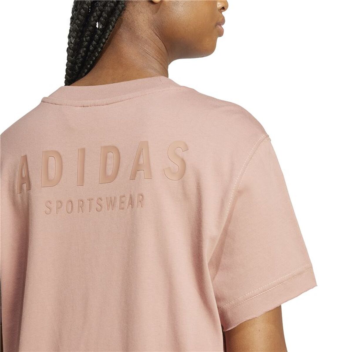 Γυναικεία Μπλούζα με Κοντό Μανίκι Adidas Ροζ