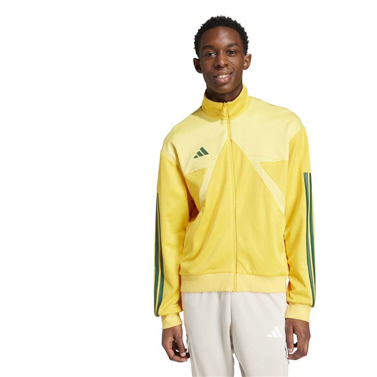 Ανδρικό Αθλητικό Mπουφάν Adidas Tiro Cb_Np Tt Κίτρινο
