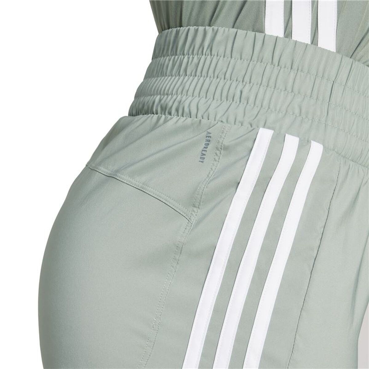 Γυναικεία Αθλητικά Σορτς Adidas Pacer Wvn High Πράσινο