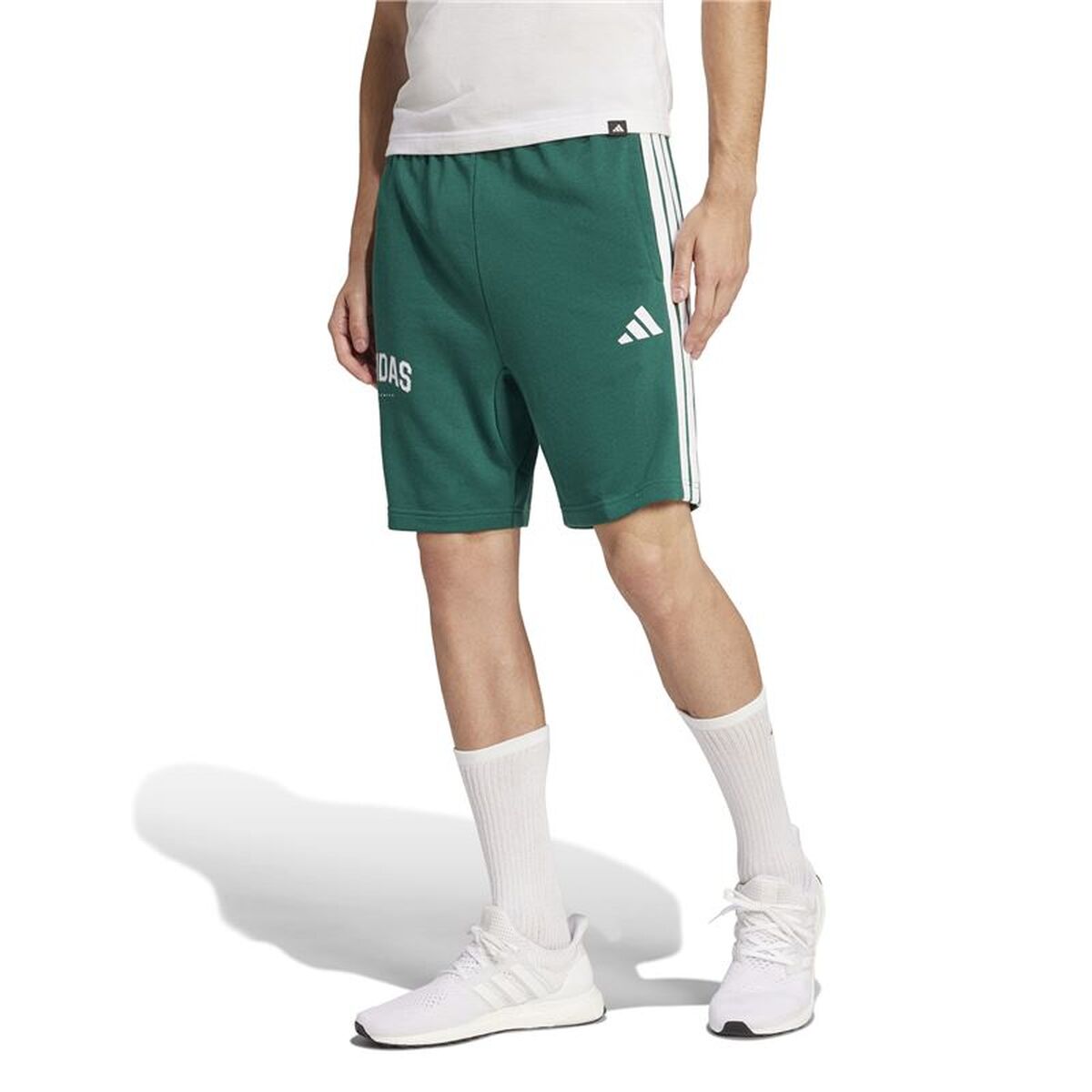 Ανδρικά Αθλητικά Σορτς Adidas 3 Bandas Sho Πράσινο