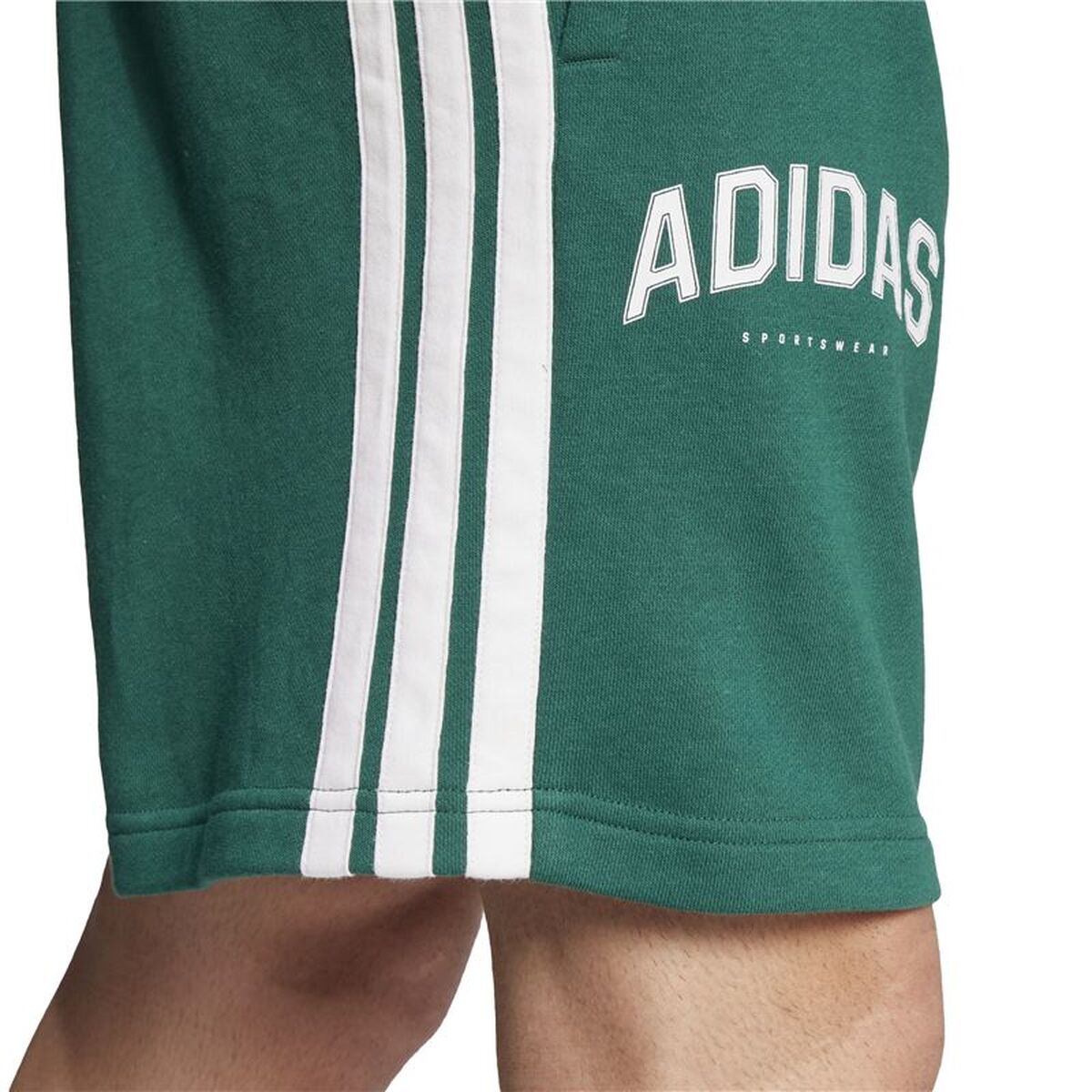 Ανδρικά Αθλητικά Σορτς Adidas 3 Bandas Sho Πράσινο
