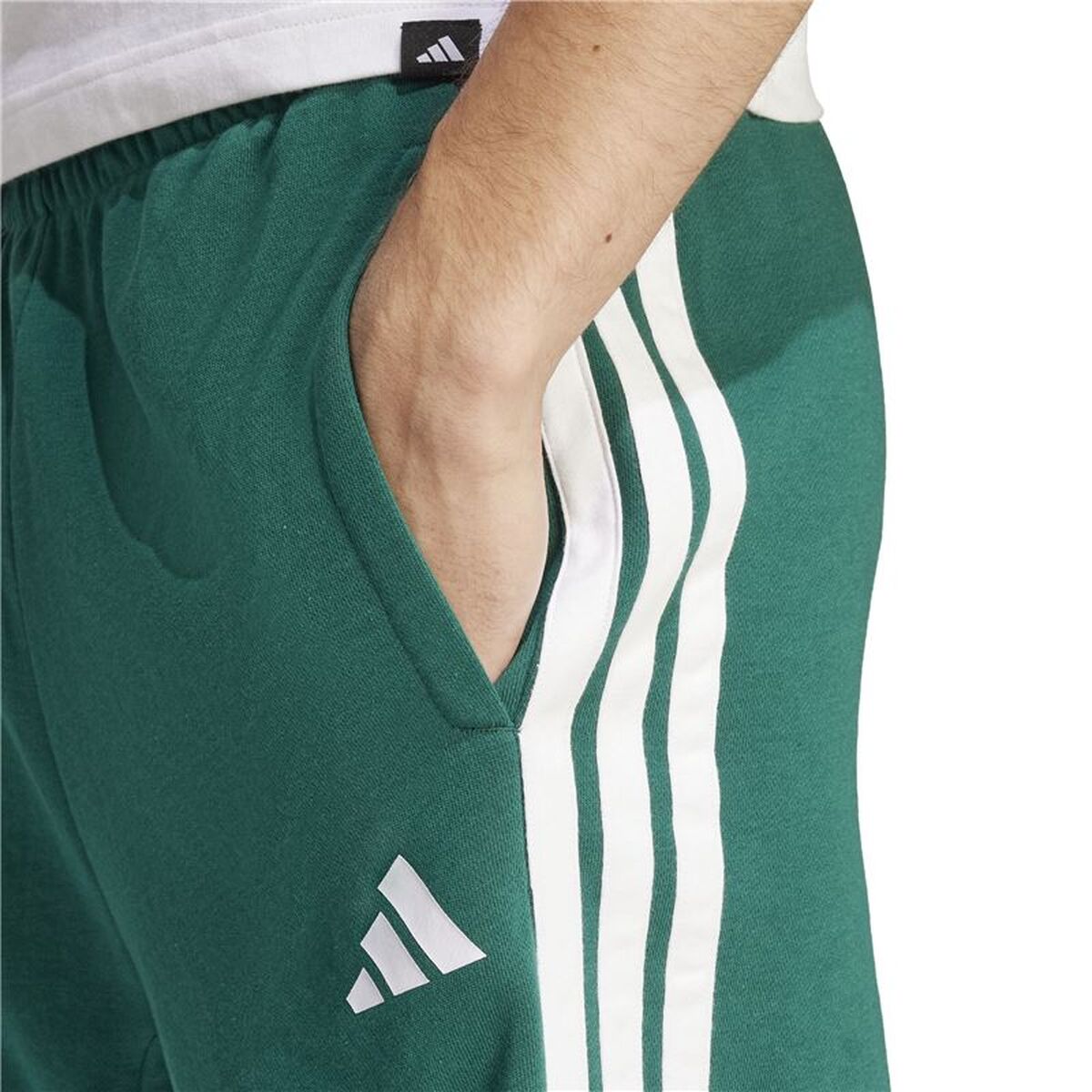 Ανδρικά Αθλητικά Σορτς Adidas 3 Bandas Sho Πράσινο