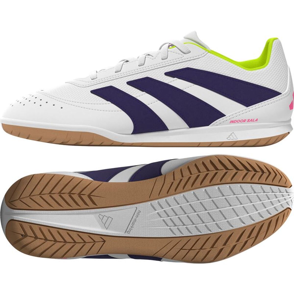 Παπούτσια Ποδοσφαίρου Σάλας για Παιδιά Adidas Predator Club In Sala Λευκό