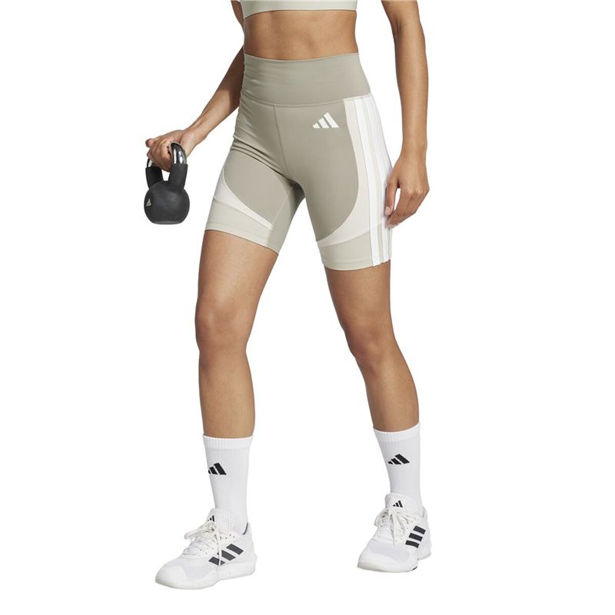 Αθλητικά Γυναικεία Κολάν Adidas We Cb Bike 7In Μπεζ