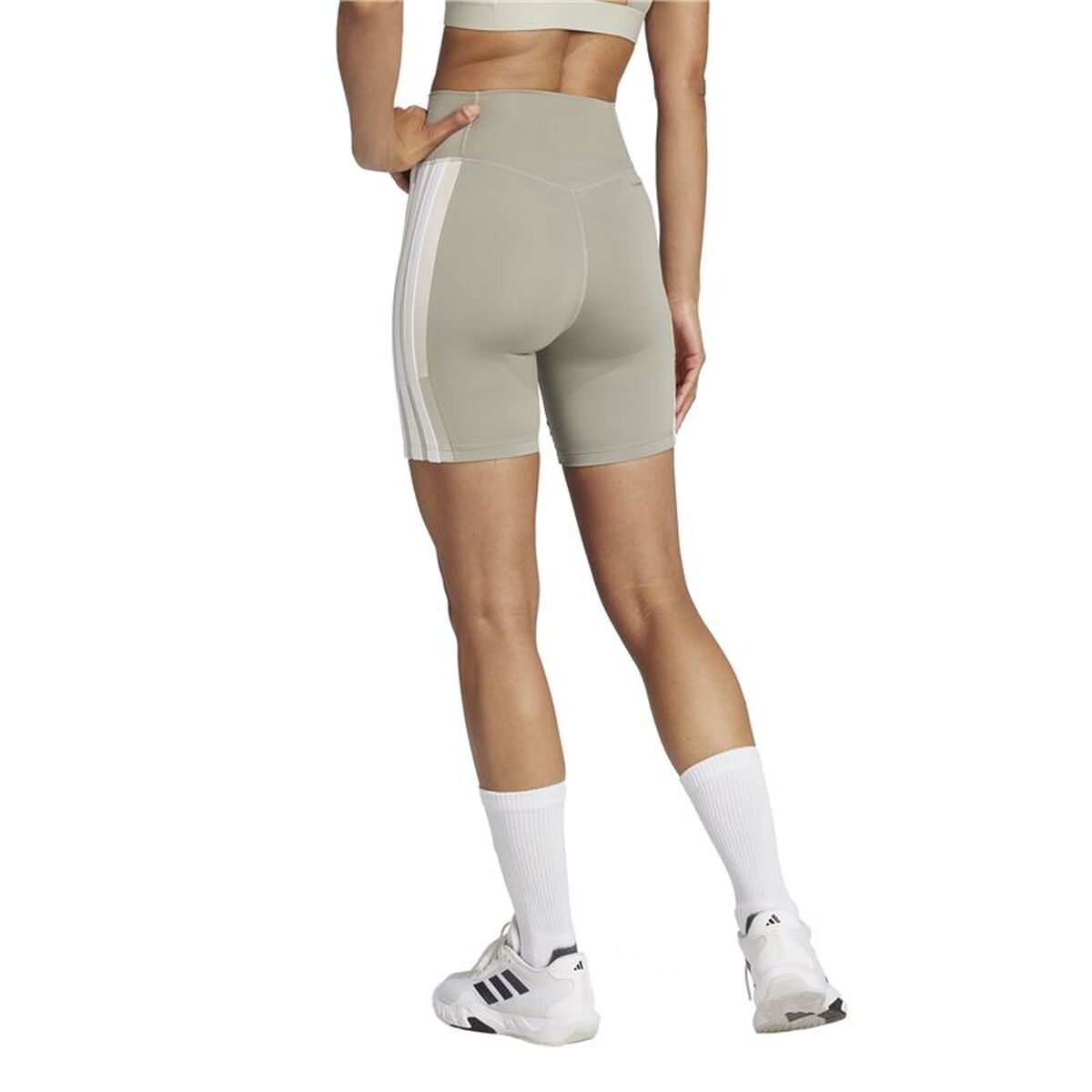 Αθλητικά Γυναικεία Κολάν Adidas We Cb Bike 7In Μπεζ