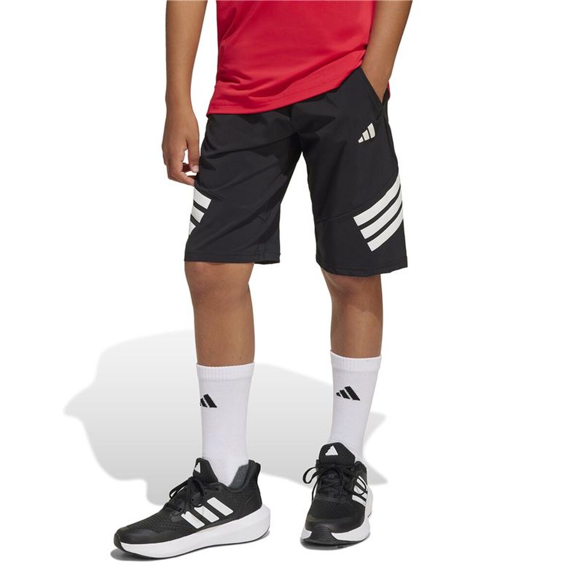 Αθλητικά Σορτς για Παιδιά Adidas Spr Μαύρο