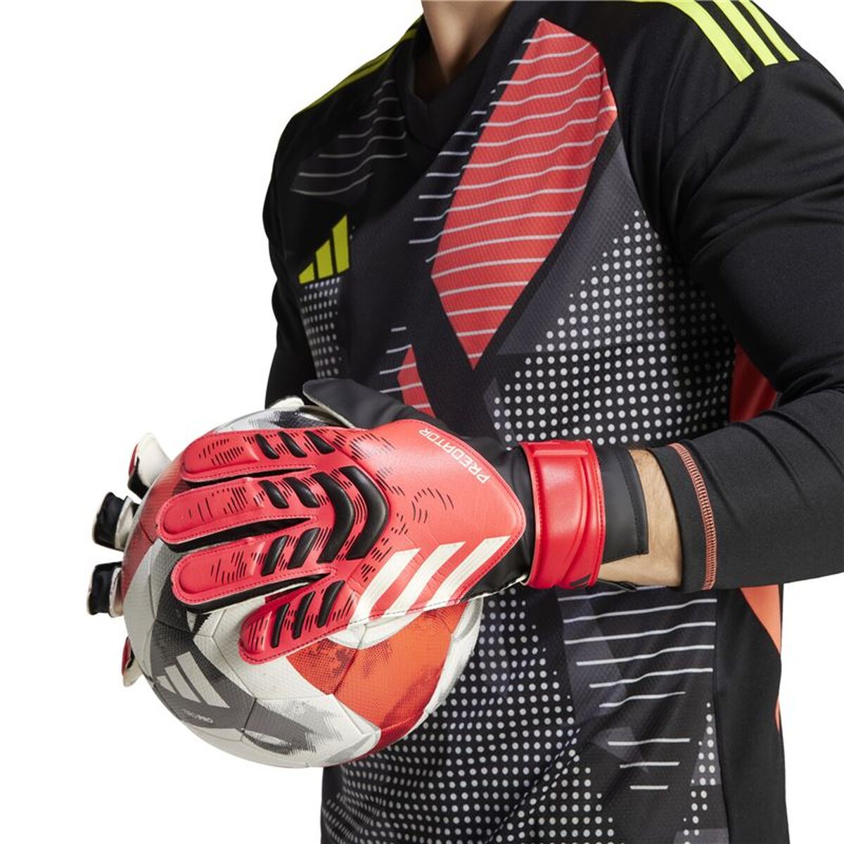 Γάντια Τερματοφύλακα Adidas Predator Trn Κόκκινο Ενήλικες