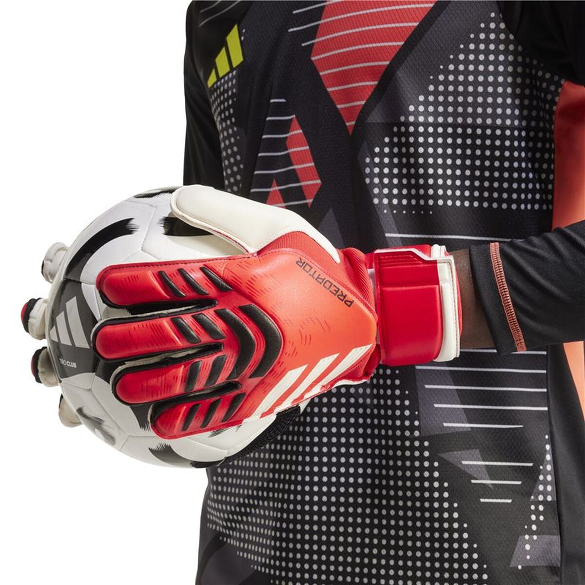 Γάντια Τερματοφύλακα Adidas Predator Κόκκινο Ενήλικες