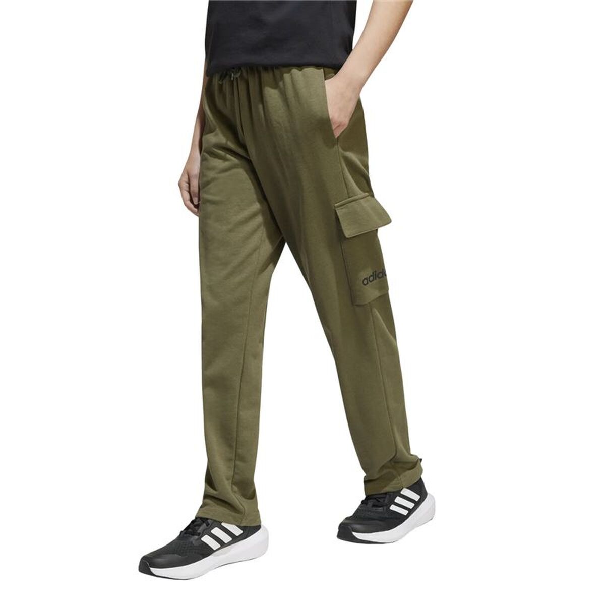 Παιδικά Αθλητικά Παντελόνια Adidas Jg Lin French Terry Ελαιόλαδο