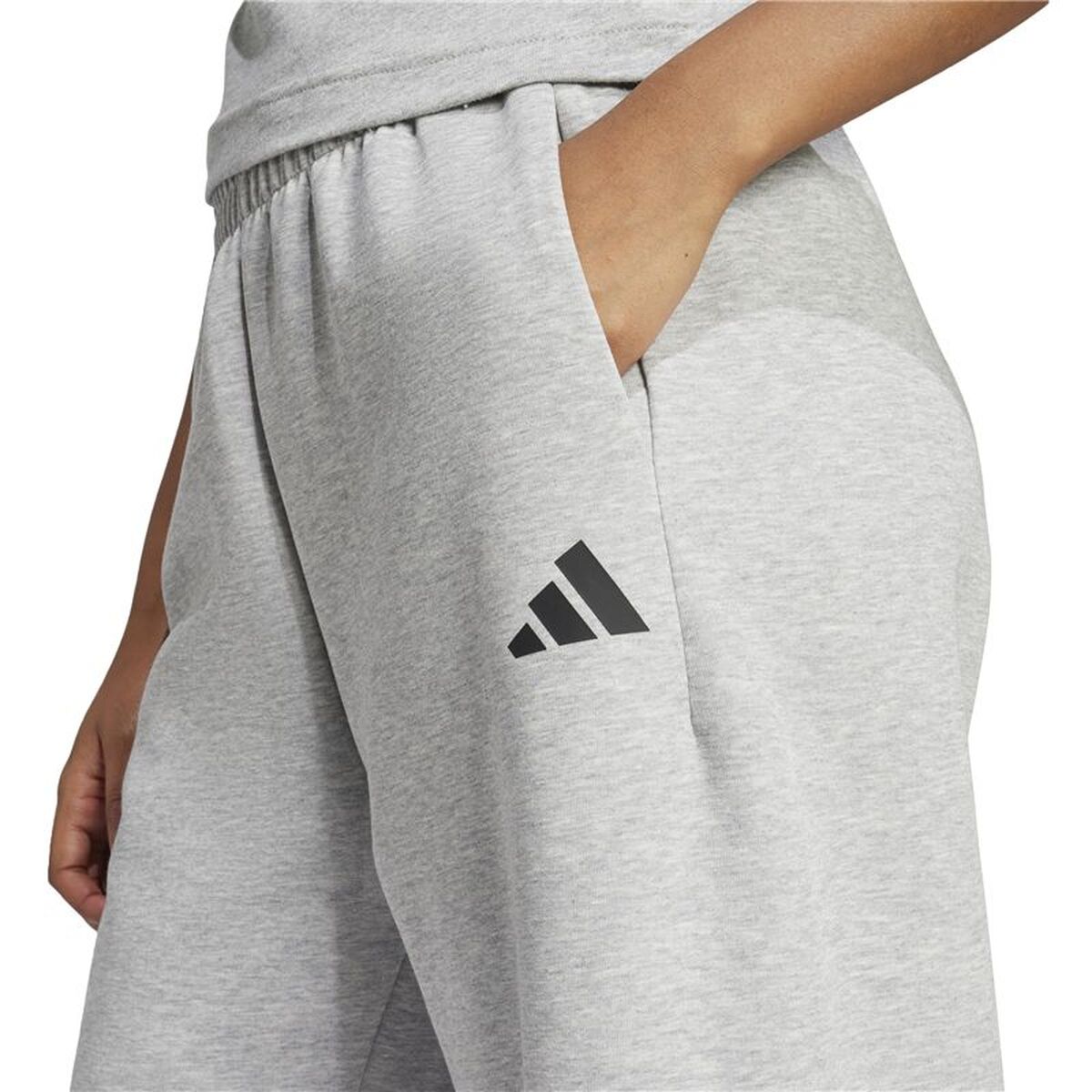 Μακρύ Αθλητικό Παντελόνι Adidas Future Icons 3stripes Γκρι Γυναίκα