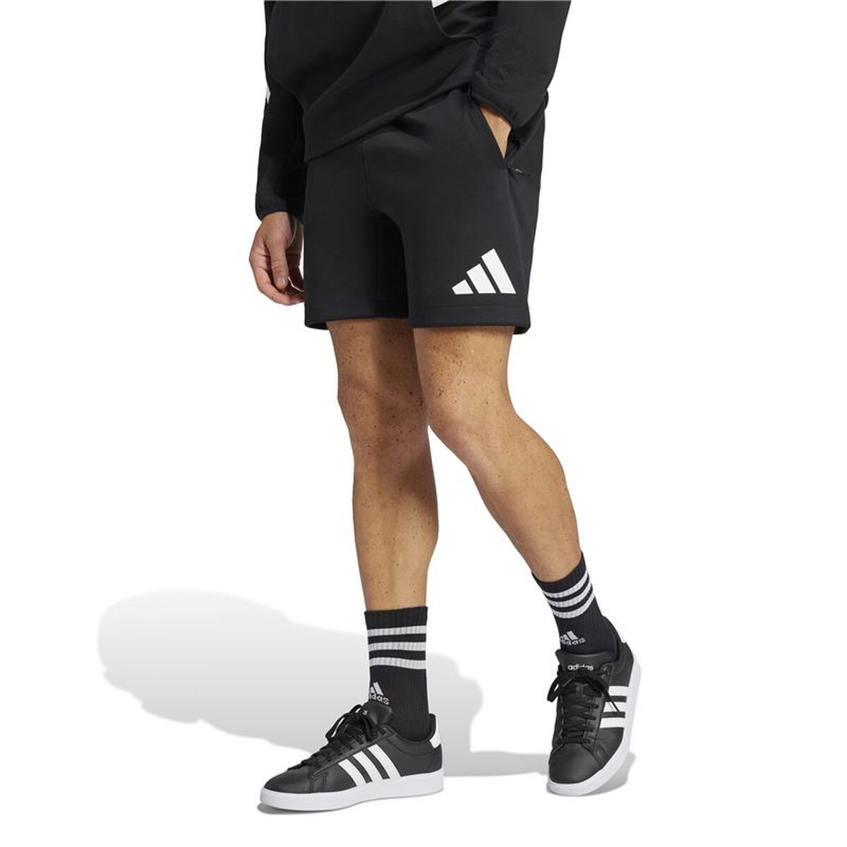 Ανδρικά Αθλητικά Σορτς Adidas ZNE Μαύρο
