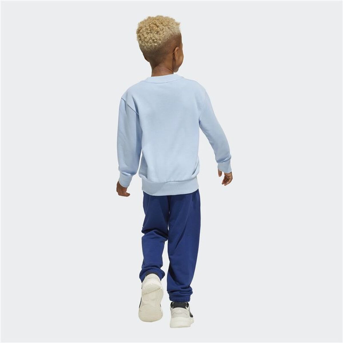 Παιδική Αθλητική Φόρμα Adidas Lk Big Logo French Terry Jog Μπλε