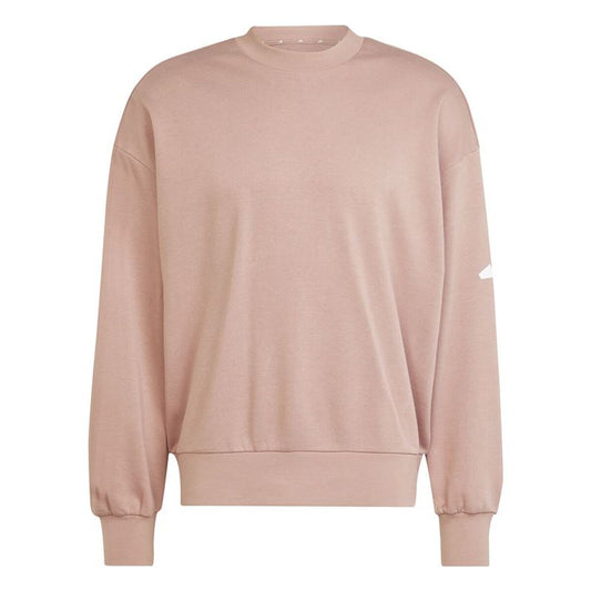 Ανδρικό Φούτερ χωρίς Κουκούλα Adidas Swt French Terry Ροζ