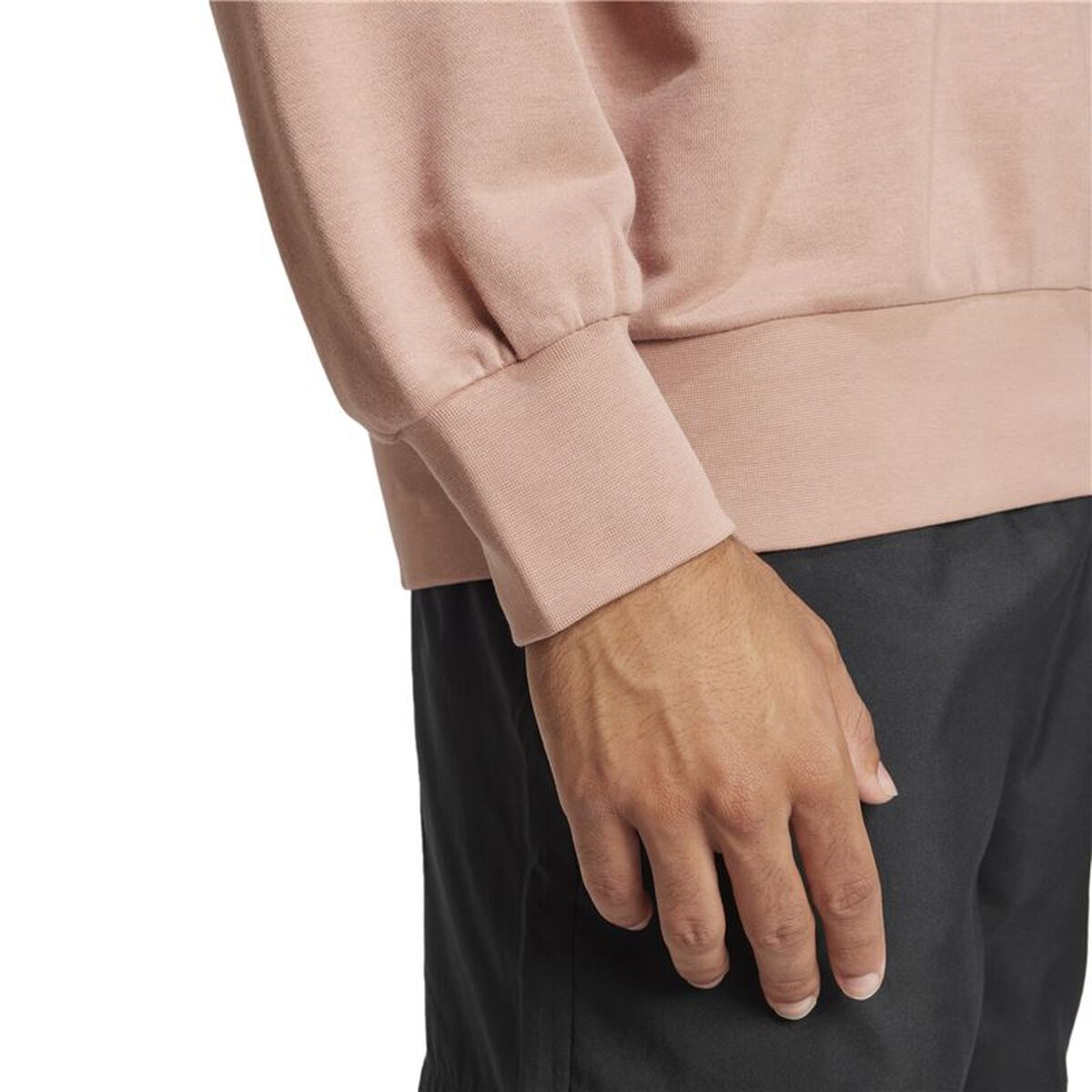 Ανδρικό Φούτερ χωρίς Κουκούλα Adidas Swt French Terry Ροζ