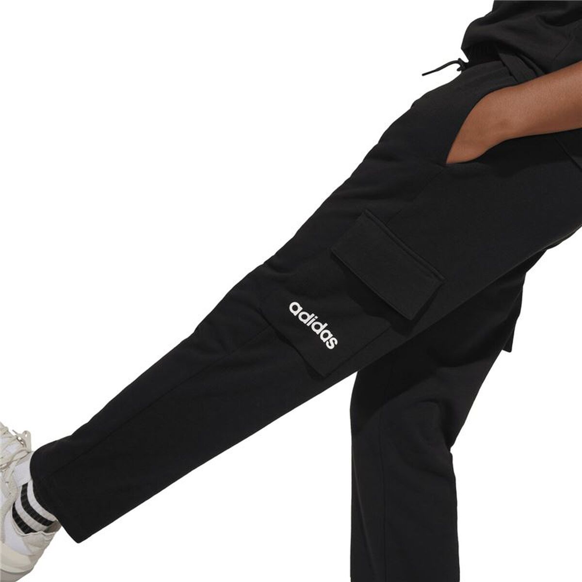 Παιδικά Αθλητικά Παντελόνια Adidas Jg Lin French Terry Μαύρο
