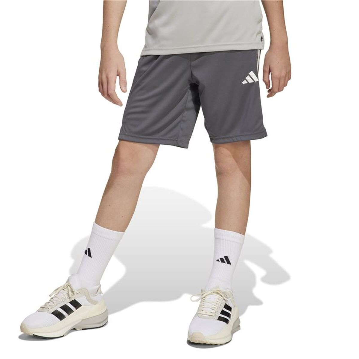 Αθλητικά Σορτς για Παιδιά Adidas Tr-Es 3Bandas Sh Σκούρο γκρίζο