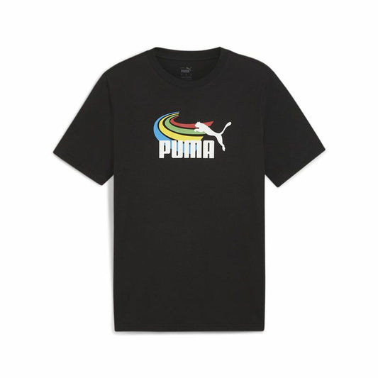 Ανδρική Μπλούζα με Κοντό Μανίκι Puma  GRAPHICS Summer Μαύρο