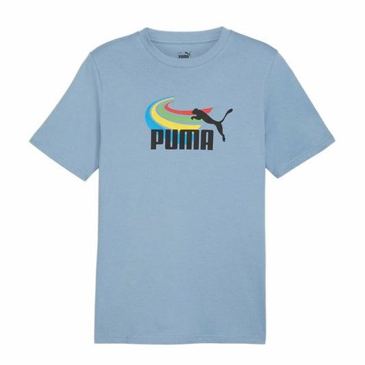 Ανδρική Μπλούζα με Κοντό Μανίκι Puma GRAPHICS Summer Μπλε