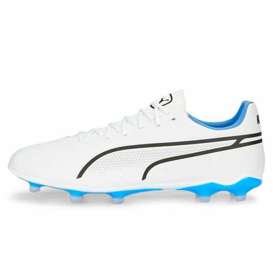 Παιδικές Μπότες Ποδοσφαίρου Puma Ultra 5 Match It + Mid Λευκό