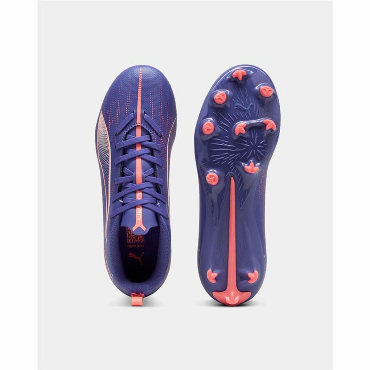 Παιδικές Μπότες Ποδοσφαίρου Puma Ultra 5 Play Fg/Ag Μωβ