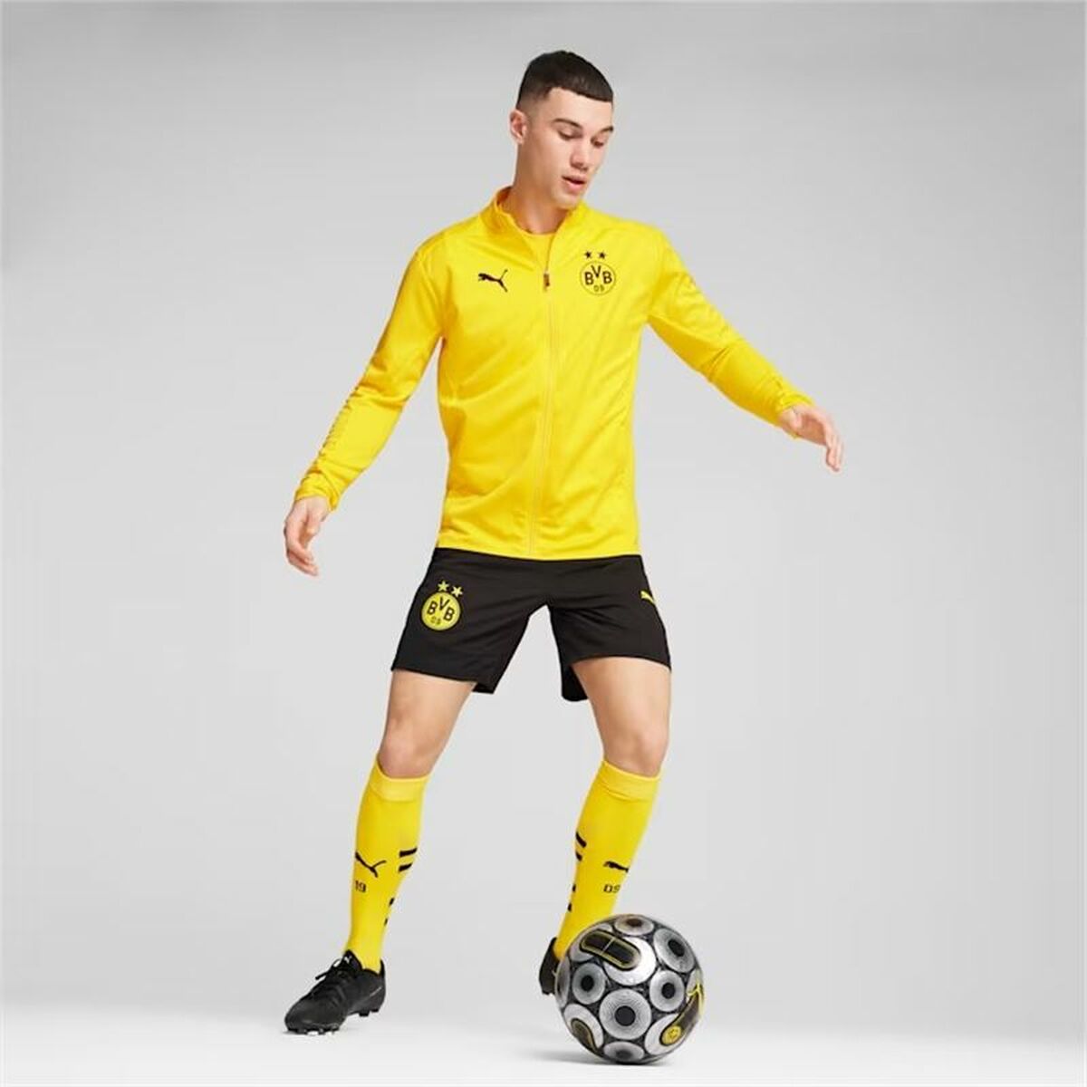 Ανδρικό Αθλητικό Mπουφάν Puma Borussia Dortmund Κίτρινο
