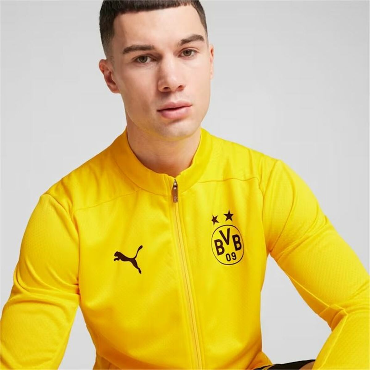 Ανδρικό Αθλητικό Mπουφάν Puma Borussia Dortmund Κίτρινο