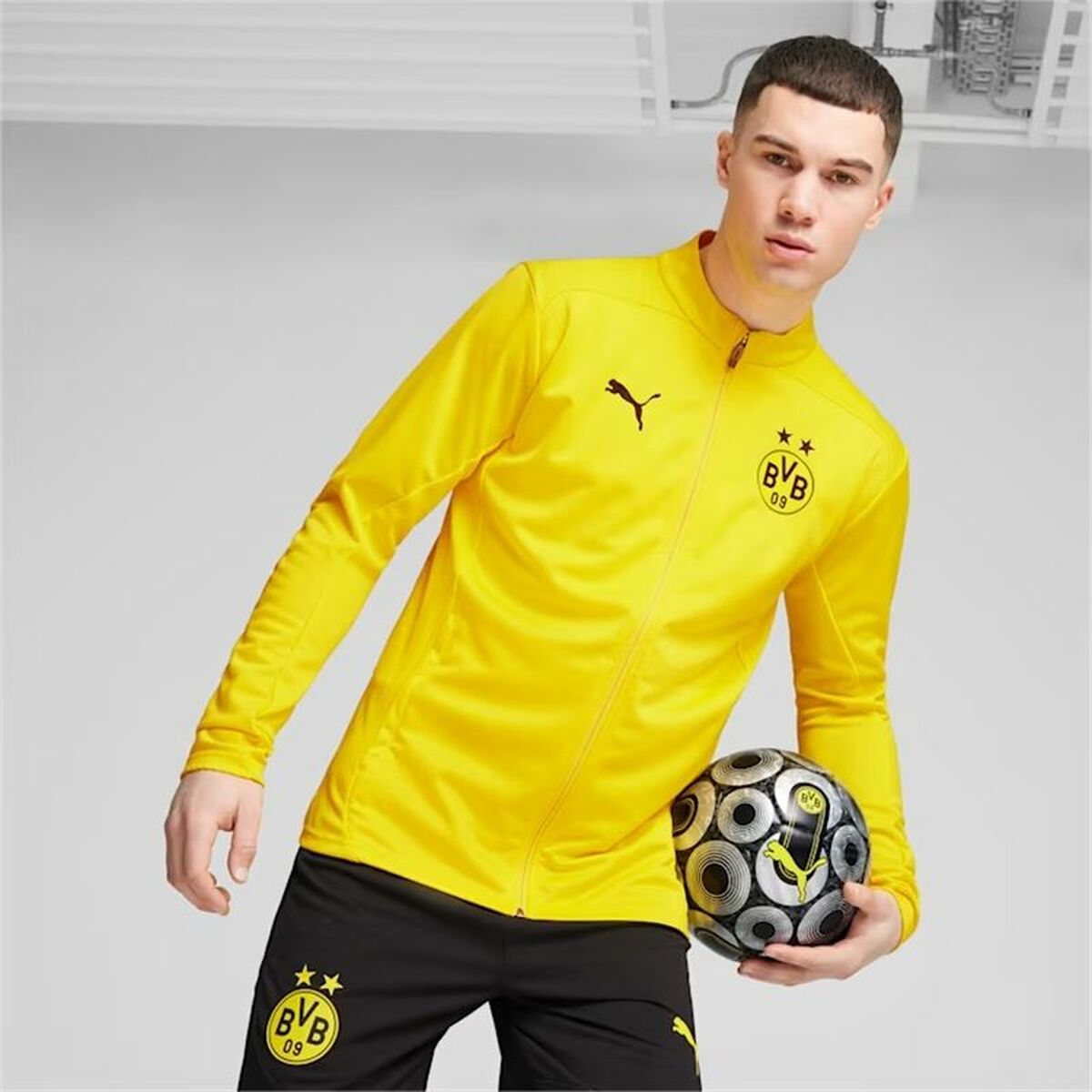 Ανδρικό Αθλητικό Mπουφάν Puma Borussia Dortmund Κίτρινο