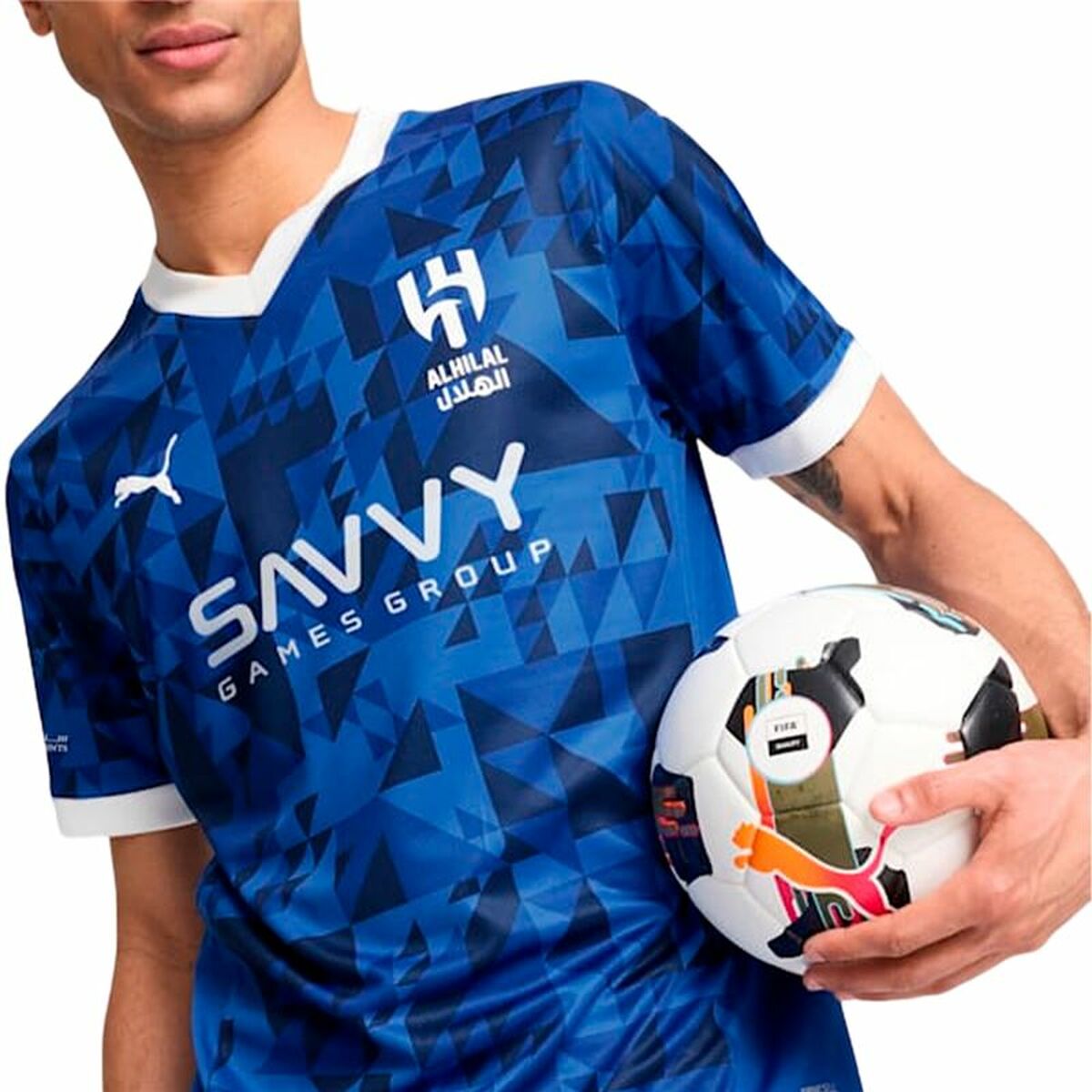 Ανδρική Μπλούζα με Κοντό Μανίκι Puma Al-Hilal 2024 2025