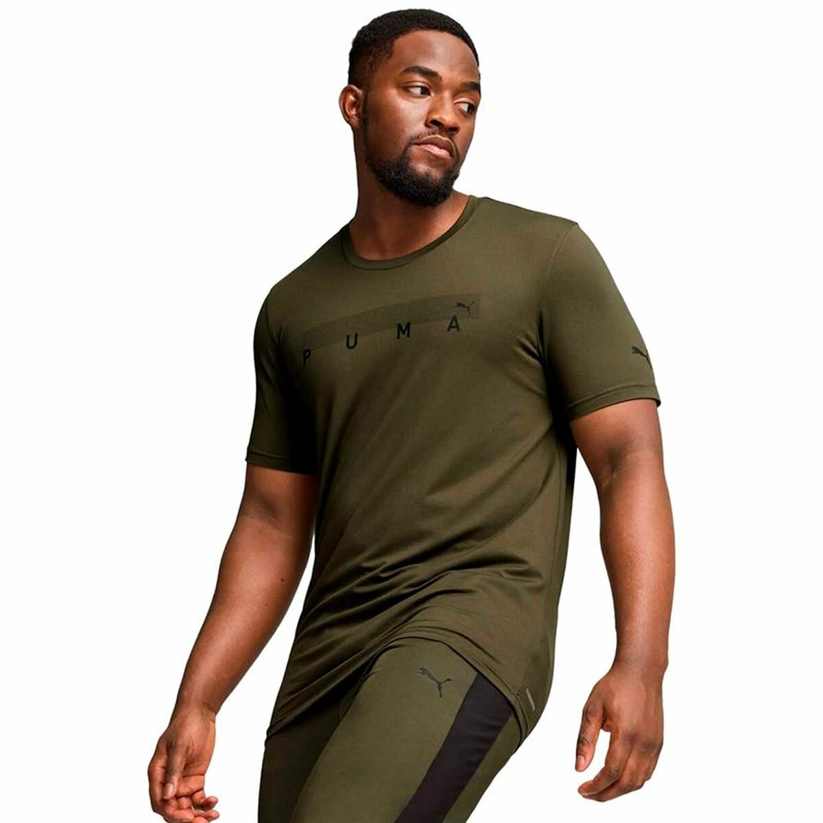 Κοντομάνικο Αθλητικό Mπλουζάκι Puma Energy Cloudspun Graphic Χρυσό