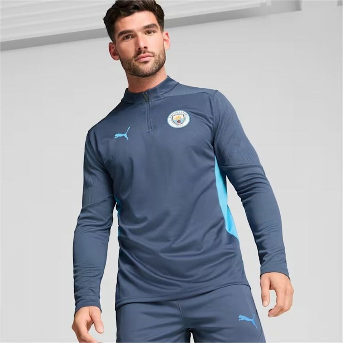 Μπλουζάκι Γυμναστικής για Ενήλικες Puma Manchester City 24/25 Training