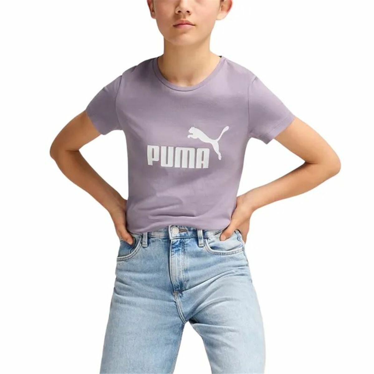 Παιδικό Μπλούζα με Κοντό Μανίκι Puma