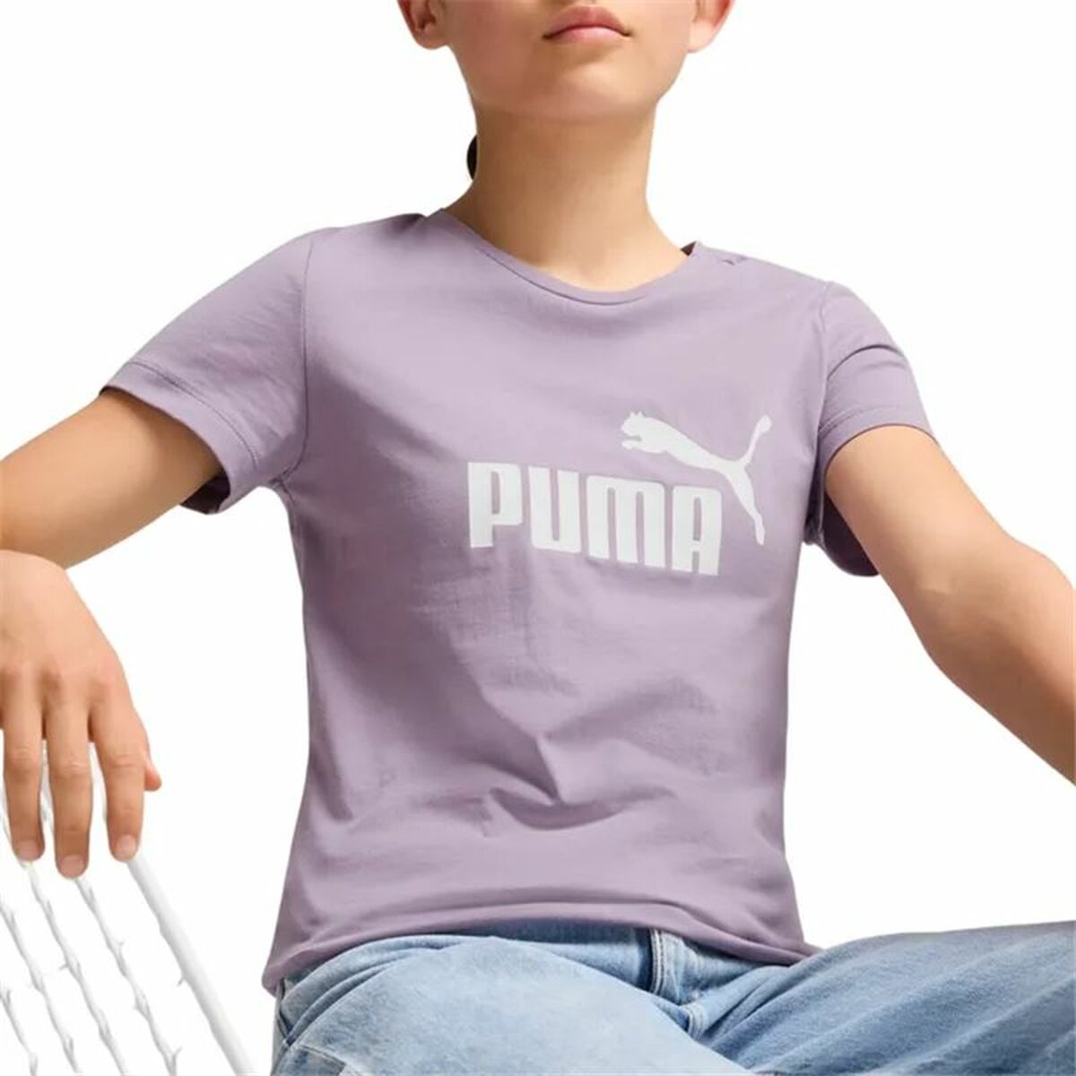 Παιδικό Μπλούζα με Κοντό Μανίκι Puma
