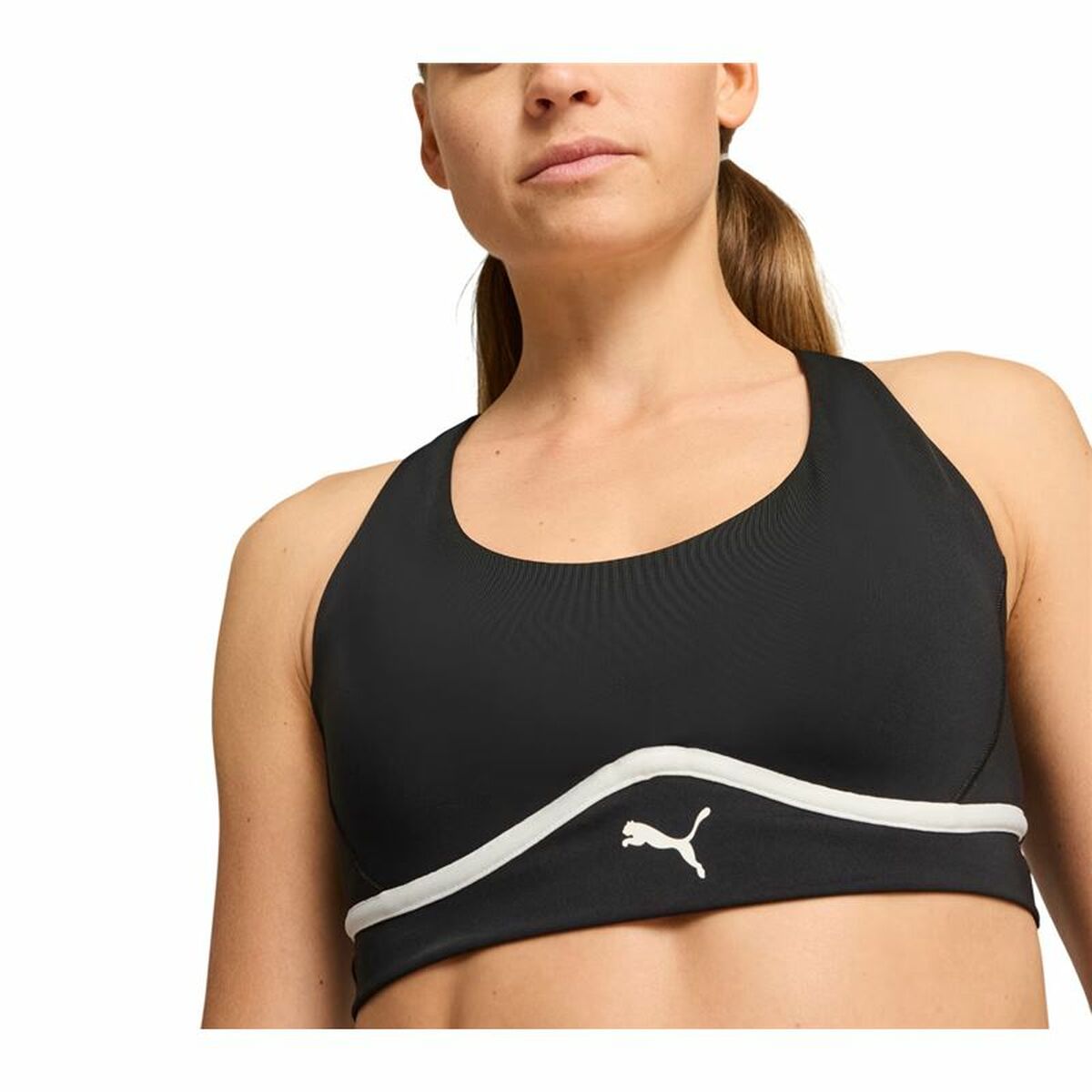 Αθλητικό σουτιέν Puma 4Keeps Cloudspun Μαύρο