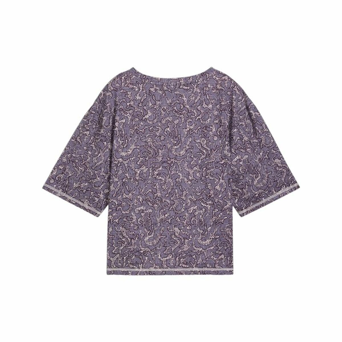 Γυναικεία Μπλούζα με Κοντό Μανίκι Puma Train Favorite Aop Crop Mujer Μωβ