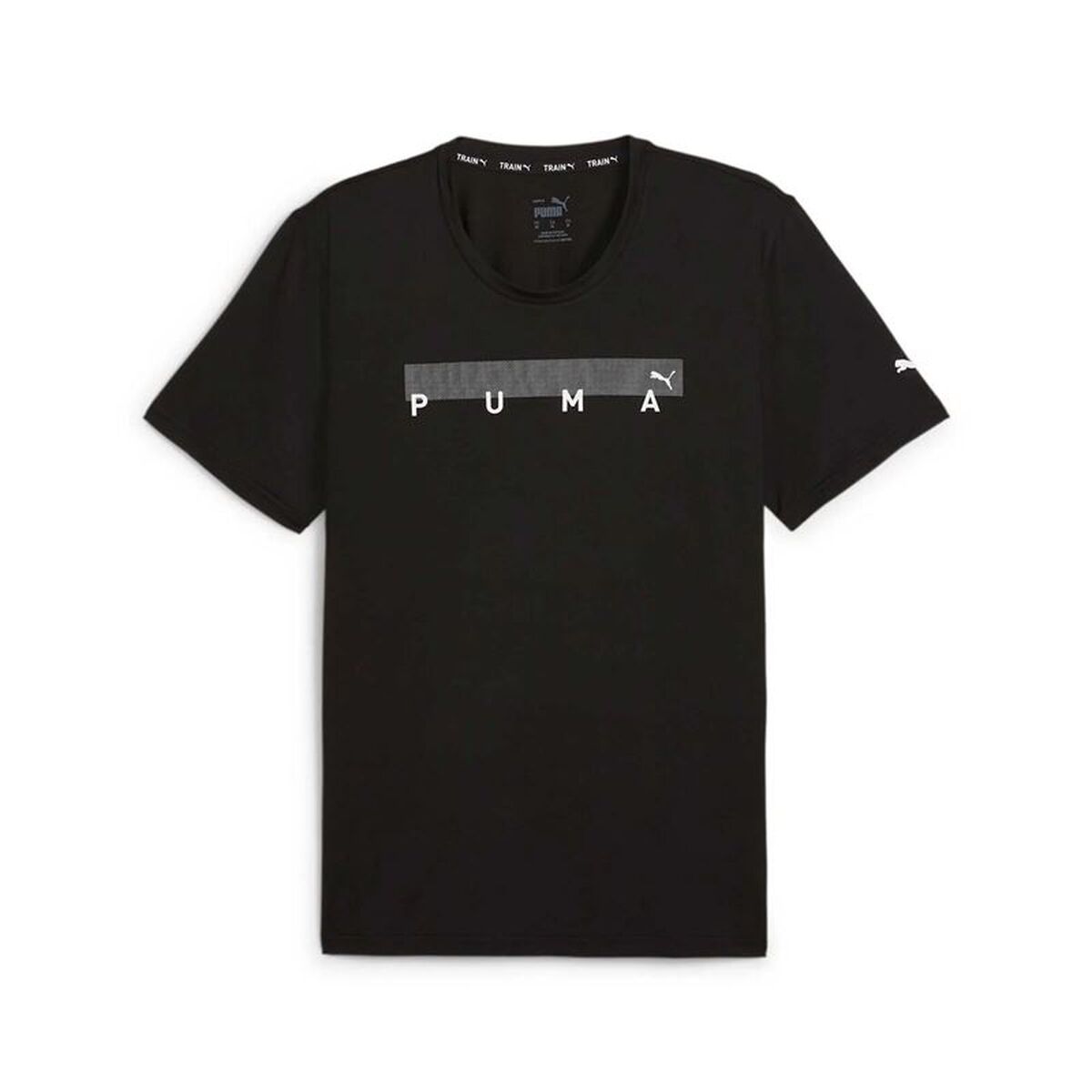 Ανδρική Μπλούζα με Κοντό Μανίκι Puma Energy Cloudspun Graphic Μαύρο
