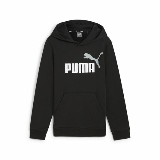 Παιδικό Φούτερ με Κουκούλα Puma Essentials+ 2 Col Big Logo Μαύρο