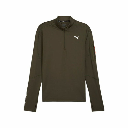 Ανδρικό Φούτερ χωρίς Κουκούλα Puma Flex 1/4 Zip Σκούρο πράσινο