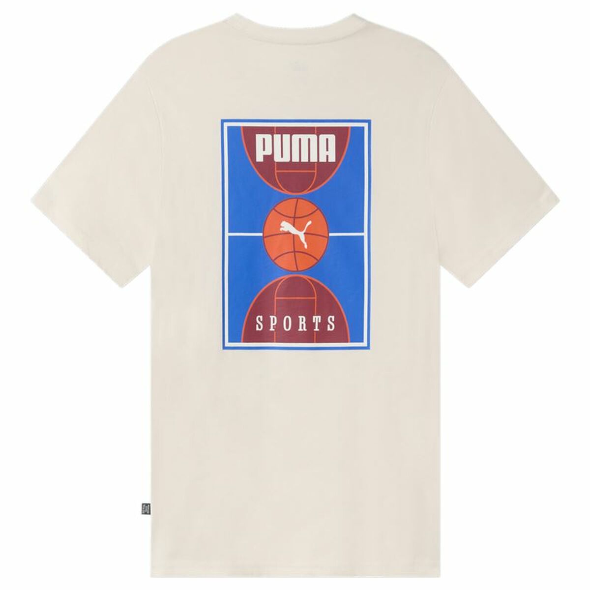 Ανδρική Μπλούζα με Κοντό Μανίκι Puma Chilli Powder Λευκό